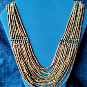 Natural beaded necklace